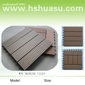 المبيعات الساخنة! WPC بلاط DIY