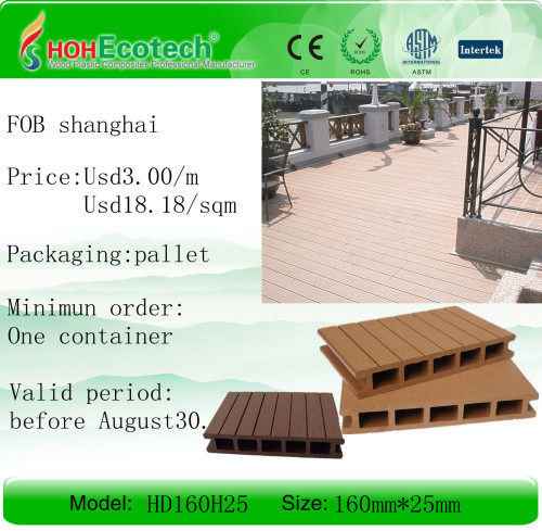 Terrace wpc material decking