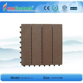 wood plastic interlocking tiles