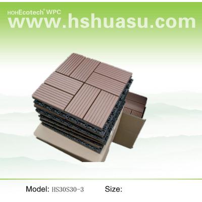 wood plastic composite diy decking tile