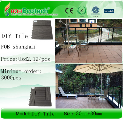 waterproof balcony decking tiles wpc decking tiles