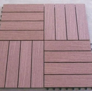 300X300mm waterproof WPC decking tiles