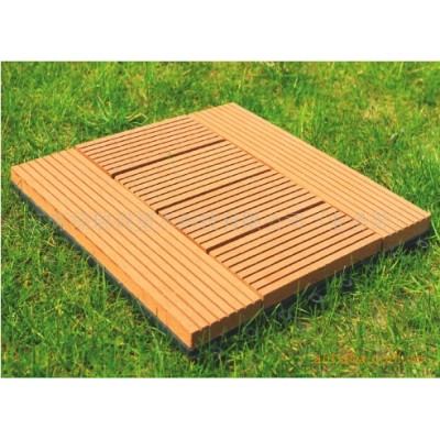 7 colors to choose Non-Slip, Wear-Resistant WPC decking/flooring  tiles