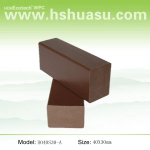 ماء WPC التزيين WPC العارضة 40S30-A 40 * 30mm