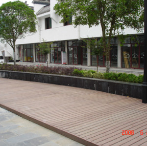 WPC deck for road side