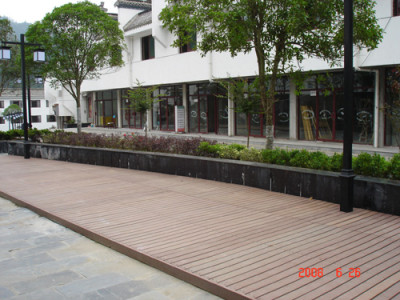 WPC deck for road side