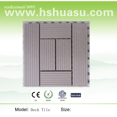 CE, ROHS,ASTM,ISO9001,ISO14001 WPC decking/flooring  tiles