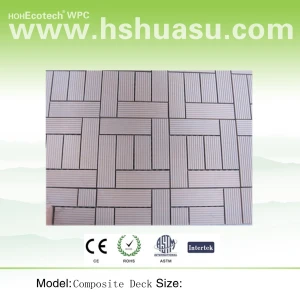 CE, ROHS,ASTM,ISO9001,ISO14001 WPC decking/flooring  tiles