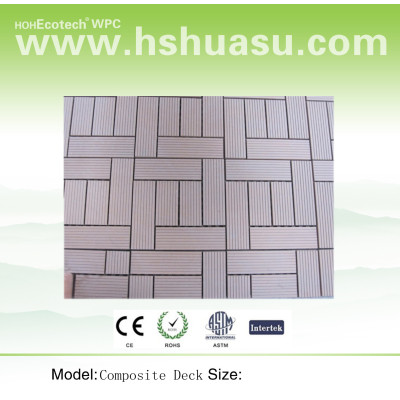 CE, ROHS,ASTM,ISO9001,ISO14001 WPC decking/flooring  tiles