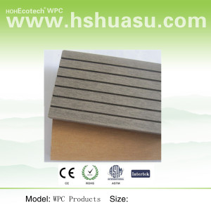 easily produced composite decking