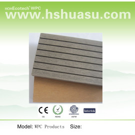 easily produced composite decking