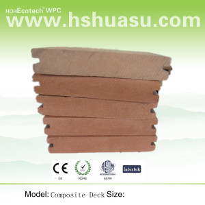 low frame spread composite decking