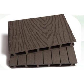 160x25mm wpc decking board flooring HDPE WPC DECK