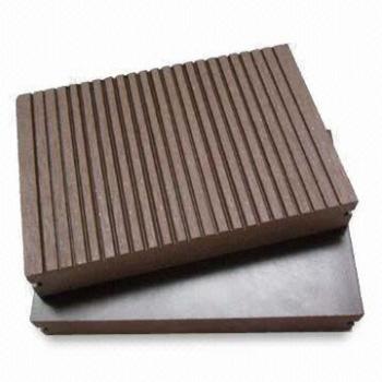 Brown color solid 150x25mm Outdoor wpc decking tiles wpc flooring