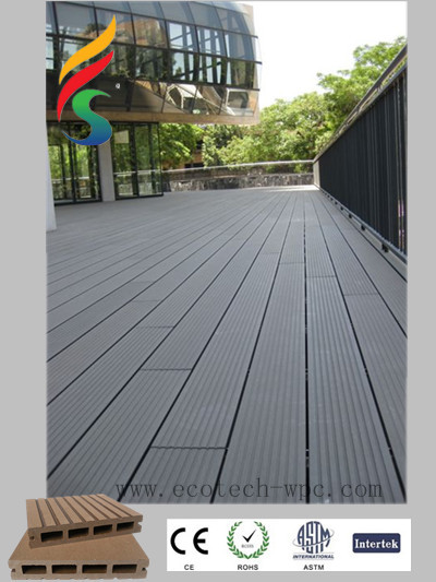 waterproof WPC(wood plastic composite) decking for outdoor landscaping