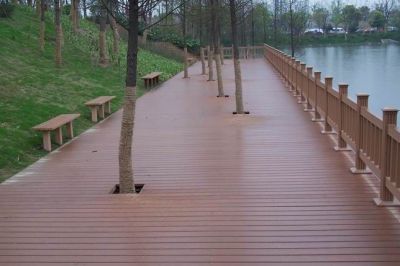 Out door  projects  Plastic Wood Outdoor Decking wpc flooring
