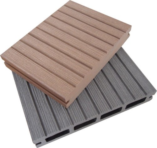 Hollow design  wpc flooring  wpc decking board