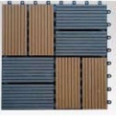 waterproof wpc interlocking decking tiles