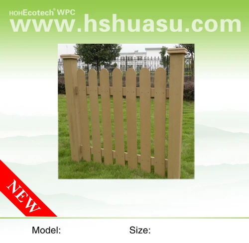 wood polymer fencing