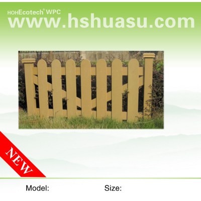 wood polymer fencing
