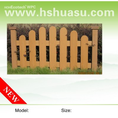 wood polymer fencing