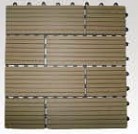 waterproof wpc interlocking decking tiles