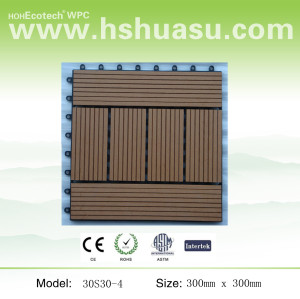Outdoor swimming pool wpc tile