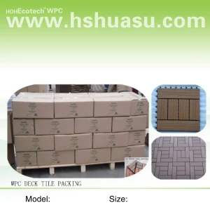 Interlocking WPC Flooring Tile