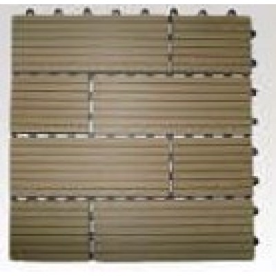 Anti-UV Recycle Waterproof WPC DIY Tiles
