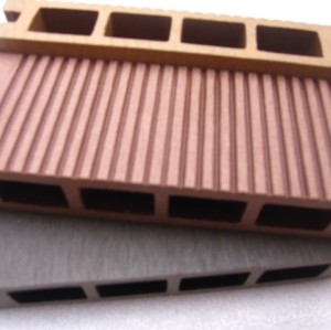solid wood plastic composite decking