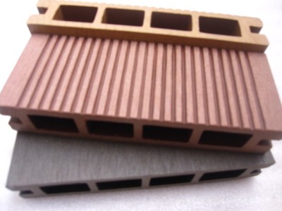 solid wood plastic composite decking