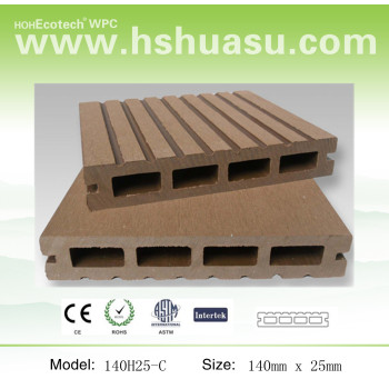 Hot! 140*25mm hollow deck/ WPC