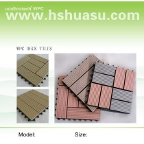 Best seller household /outdoor Non-Slip, Wear-Resistant wpc decking tiles