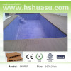 150mm*25mm two sides grooved composite decking--wood+HDPE