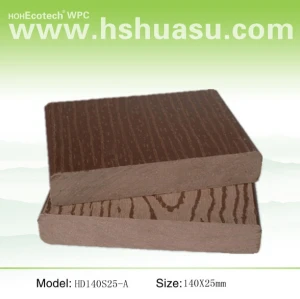 140x25mm solid wpc flooring composite decking wpc decking /flooring