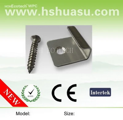 wpc accessory-metal fastener for wpc decking