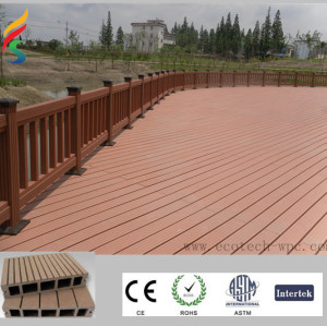 double groove surface composite deck