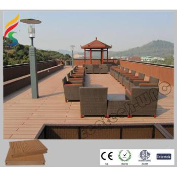 Ecological WPC composite decking for pool or garden