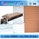 WPC تركيب الكسوة الجدار الجدار الكسوة مركب WPC لوحة الحائط