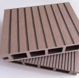 135x25mm HOLLOW wpc decking outdoor wpc decking /flooring