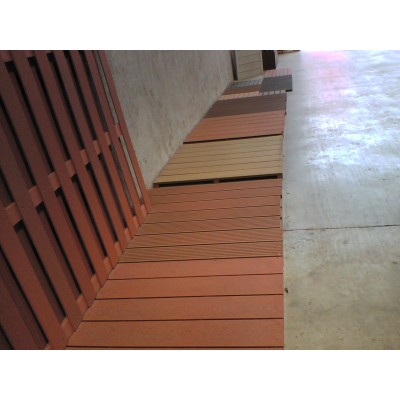 Hot! different size decking tiles  wpc tiles