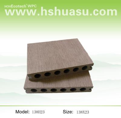 138x23mm wood plastic composite flooring  wpc decking outdoor  wpc decking /flooring