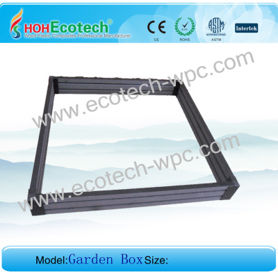 wood plastic composite garden box