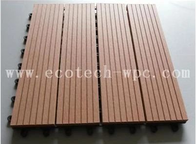300x300mm indoor and outdoor WPC decking/flooring tiles