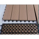 300x300mm indoor and outdoor WPC decking/flooring tiles
