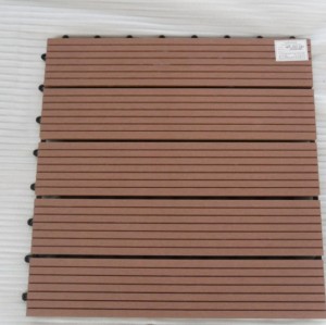 400X400mm indoor and outdoor WPC decking/flooring tiles