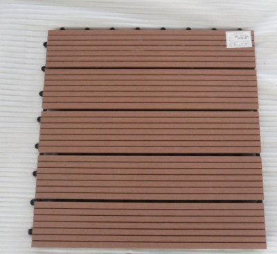 400X400mm indoor and outdoor WPC decking/flooring tiles