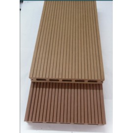 Hollow 145x22mm wpc decking installation eco-Friendly outdoor composite deck wpc Flooring
