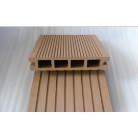 Hollow 135x25mm wpc decking installation eco-Friendly outdoor composite deck wpc Flooring