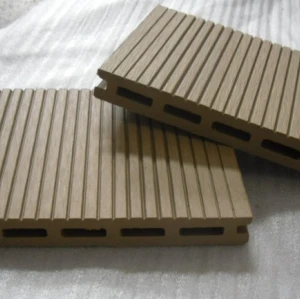 140x17mm Hollow wpc decking /flooring board
